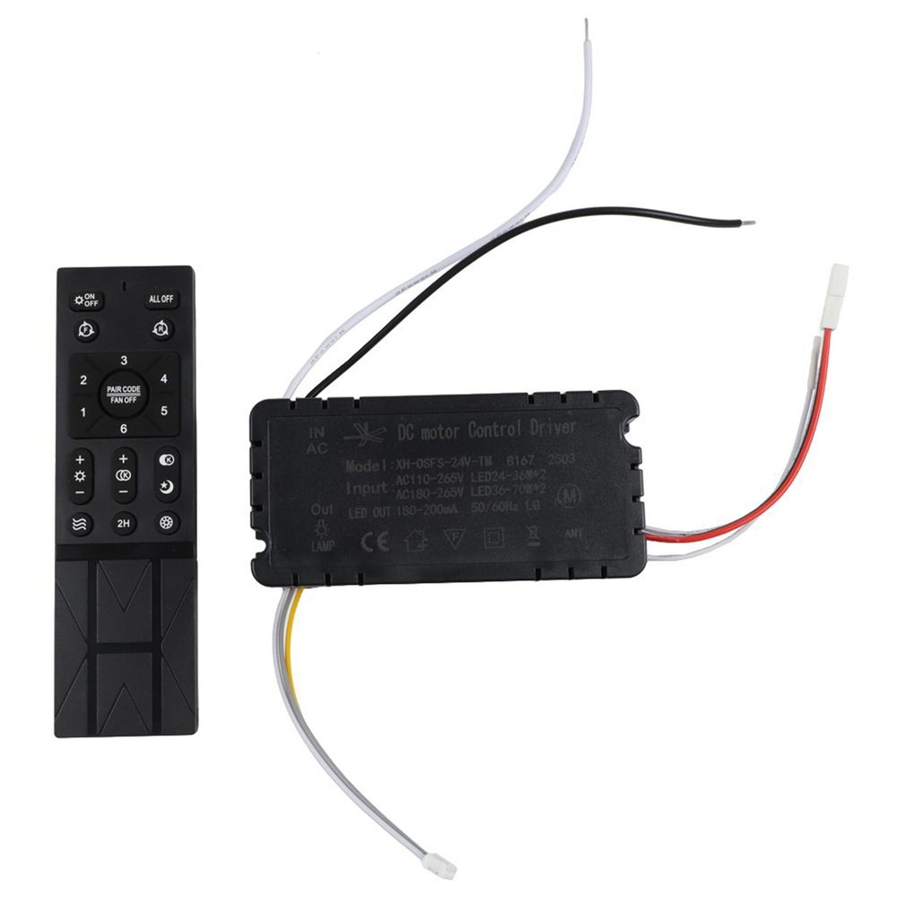 Adjustable Airflow Remote Control for Ceiling Fan Light Dimmable Control