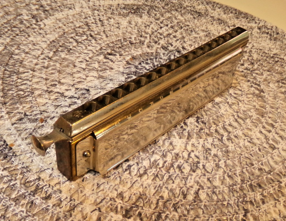 M. Hohner 64 Chromonica Professional Model, 4 Octave (Model 280) VF condition.