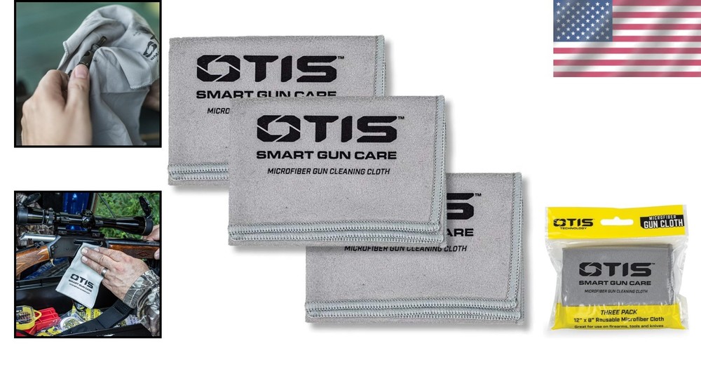 Convenient 3-Pack Otis Microfiber Cloths - Optimize Your Cleaning Routine Today