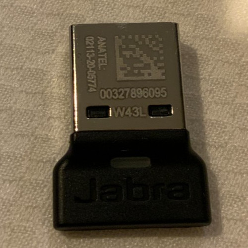 Jabra Link 370 USB Bluetooth Adapter Dongle, Dongle Only, Wired USB-C Included