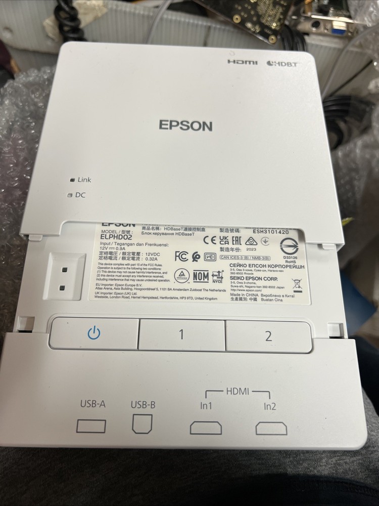 Epson ELPHD02 HD Base T Transmitter / Control Pad for Projectors
