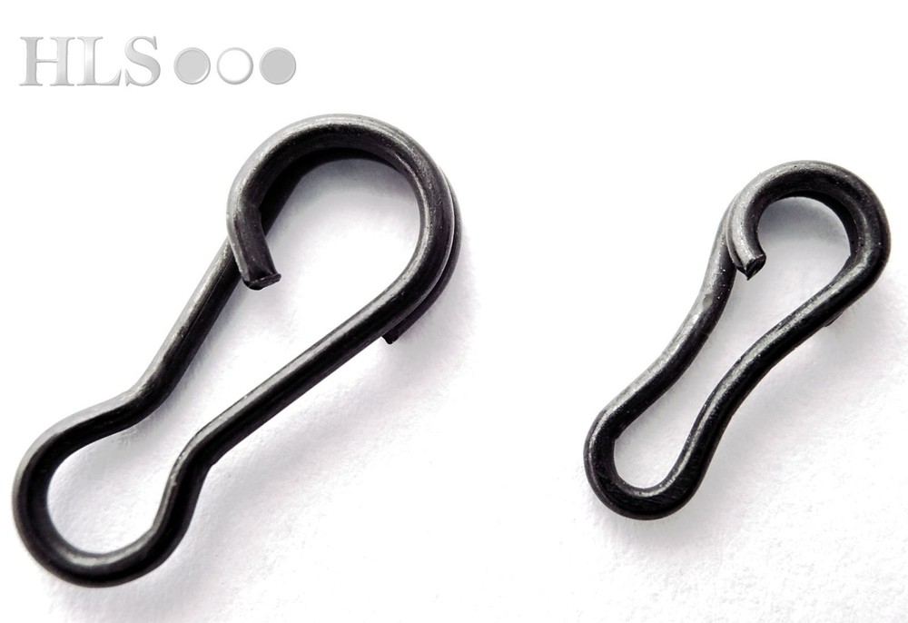 Quick change multi link clips - Medium and Extra small - black finish - HLS carp