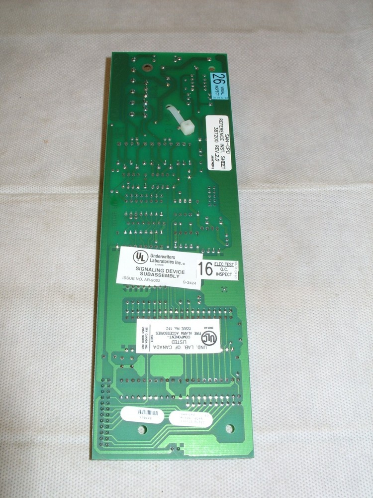 EST Edwards Signaling CPU Board SAN-CPU / 130125 - Surplus NOS