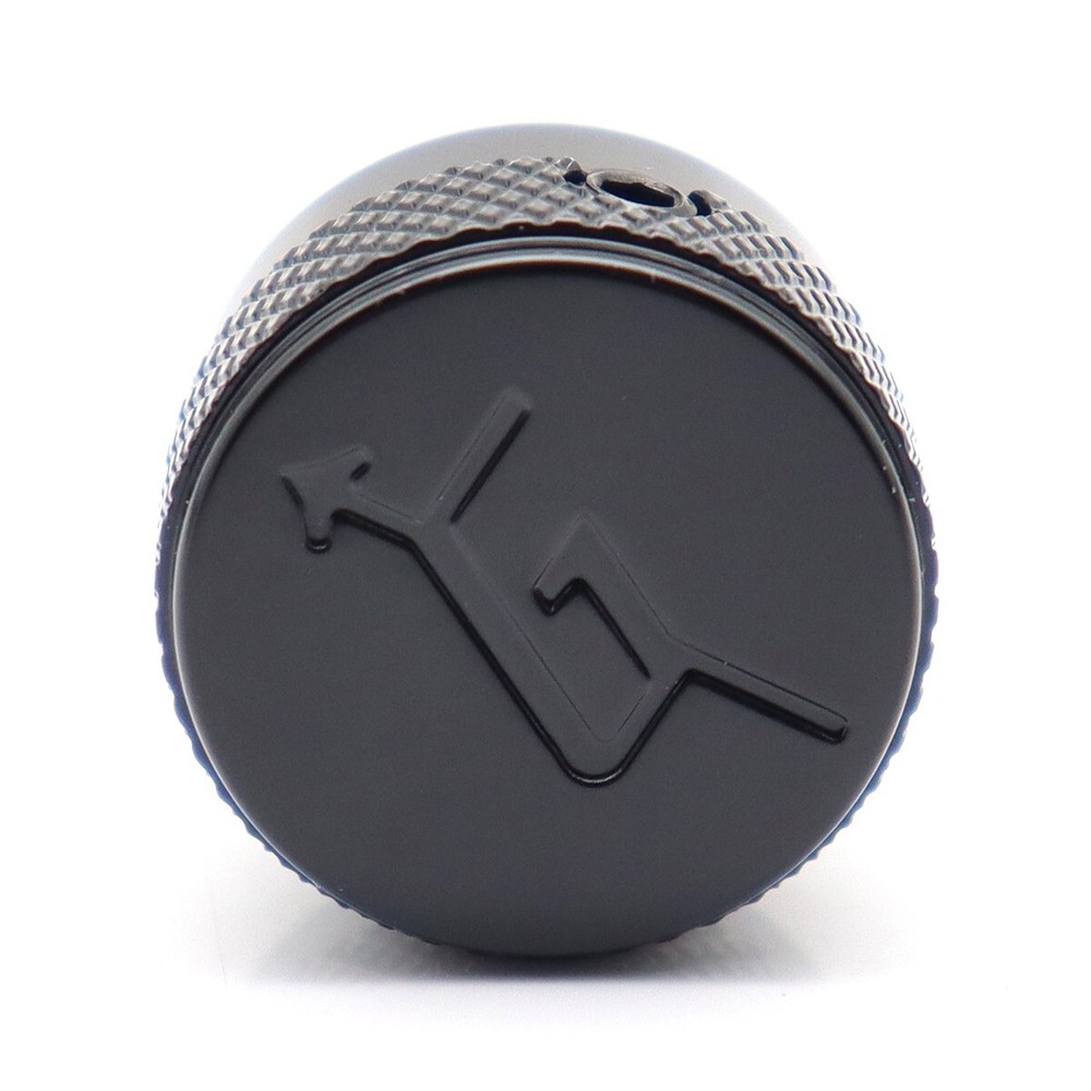 4x Metal Guitar Knobs "G" Arrow Logo Knobs Volume Amplifier Audio Control Black