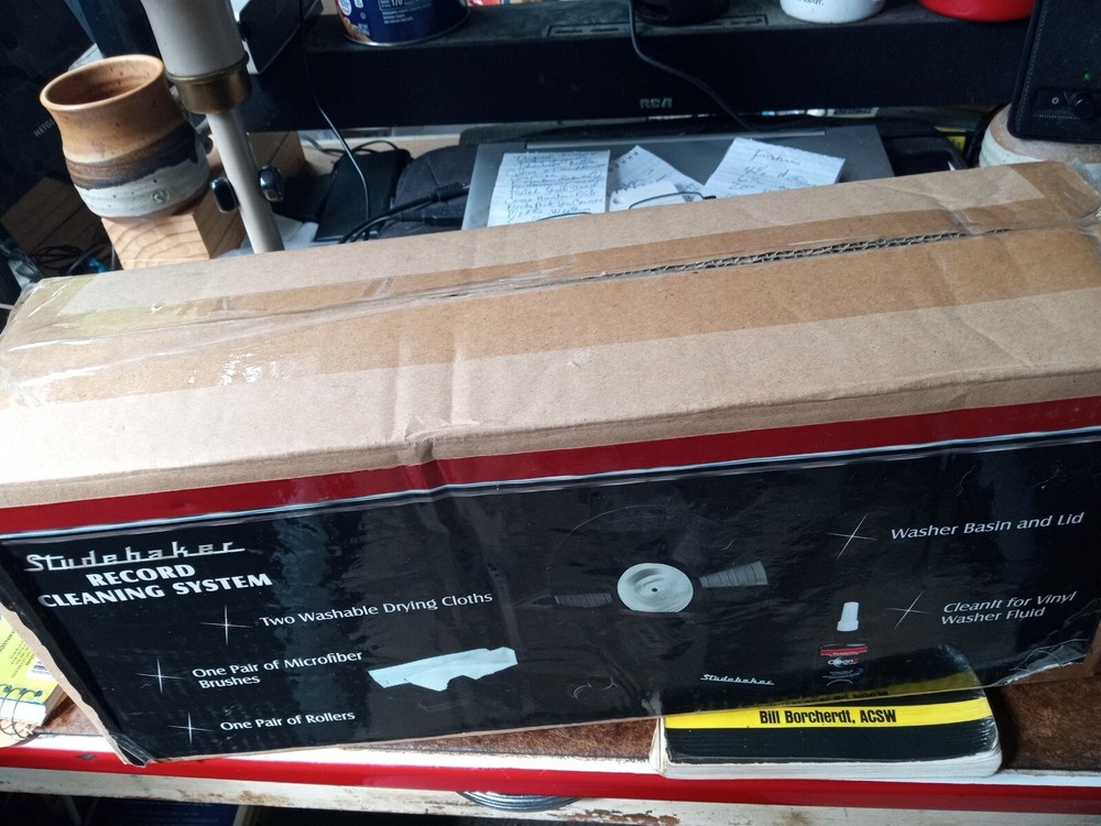 New In Unopened Box Studebaker Record Cleaning System