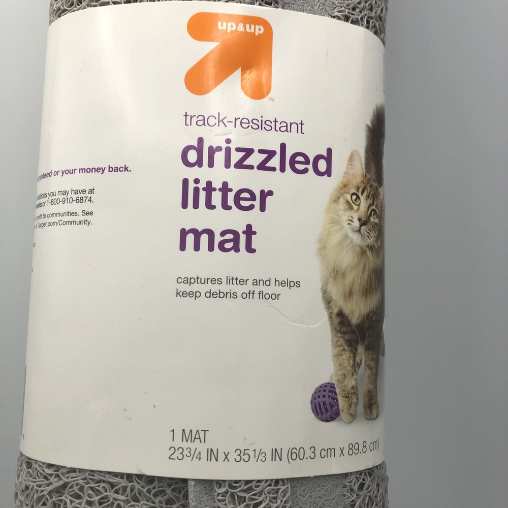 Track-resistant Drizzled Litter Mat Large