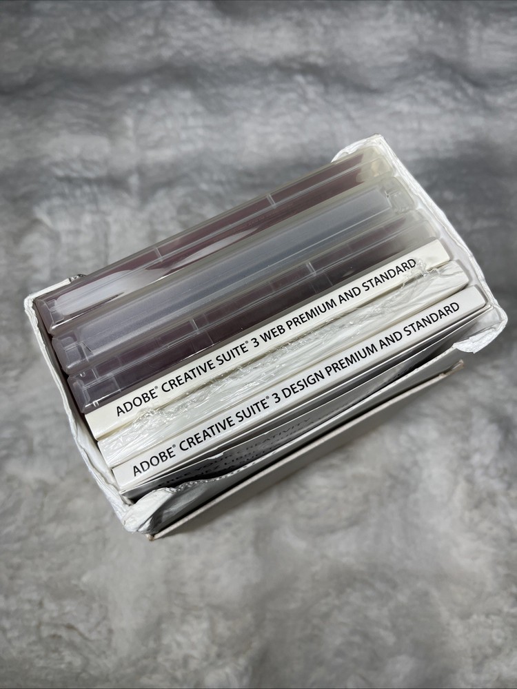 Adobe Creative Suite 3 Master Collection UPGRADE Complete 8 Discs & Serial #s