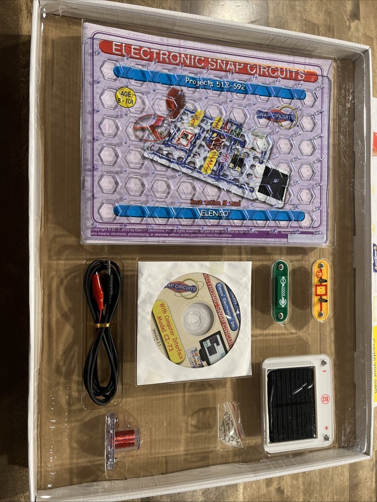 Elenco Electronics Snap Circuits Extreme 750 Experiments Kit (SC750)