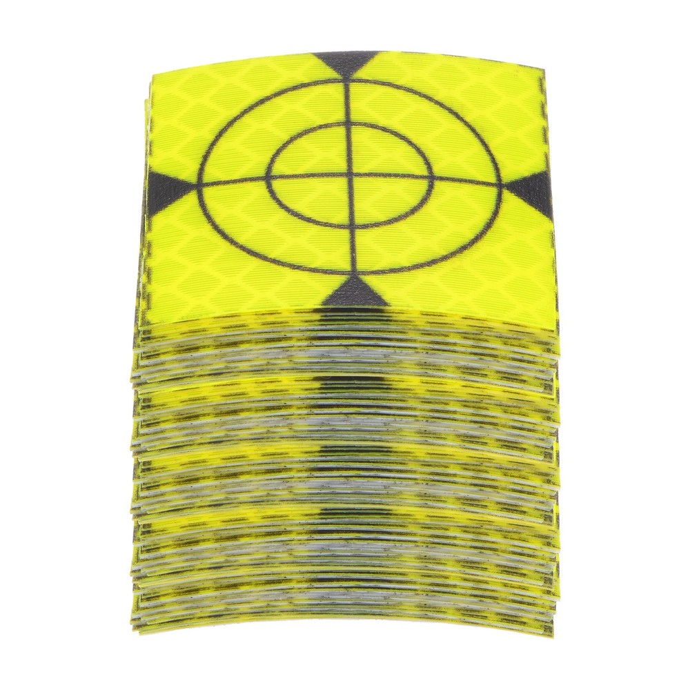 100pcs Survey Reflector Sheets 40mm Self-adhesive Survey Target Mark Green