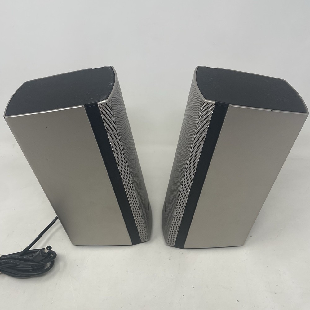 READ DESCRIPTION - Bose Companion 20 Multimedia Speaker System Silver TESTED