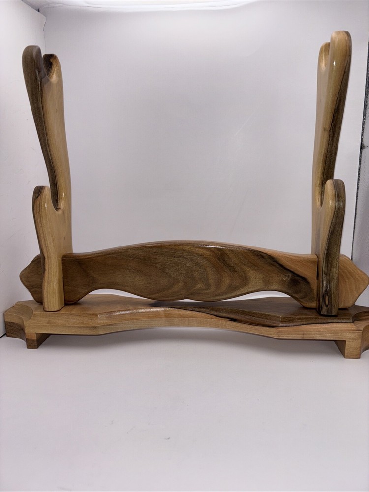 Walnut Stand Holder for Bokken Katana