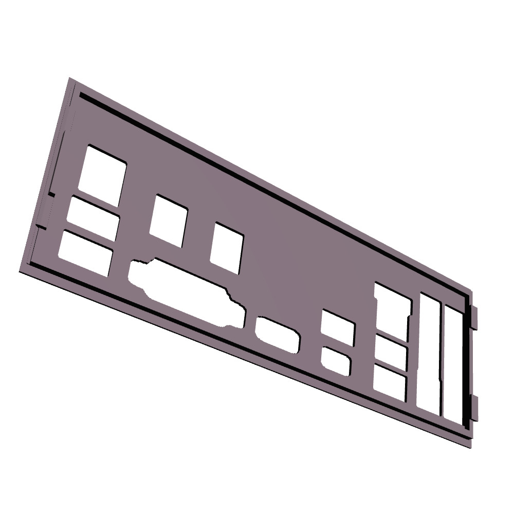 Gigabyte B150N Phoenix Wifi I/O Shield, 3D Printed, IO Backplate