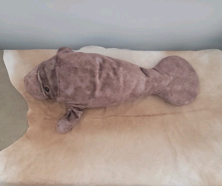 Folkmanis Manatee Hand Puppet, Gray, 20"