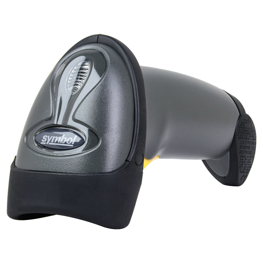 Zebra Symbol LS2208-SR20007R-NA Handheld 1D Laser Barcode Scanner With Stand