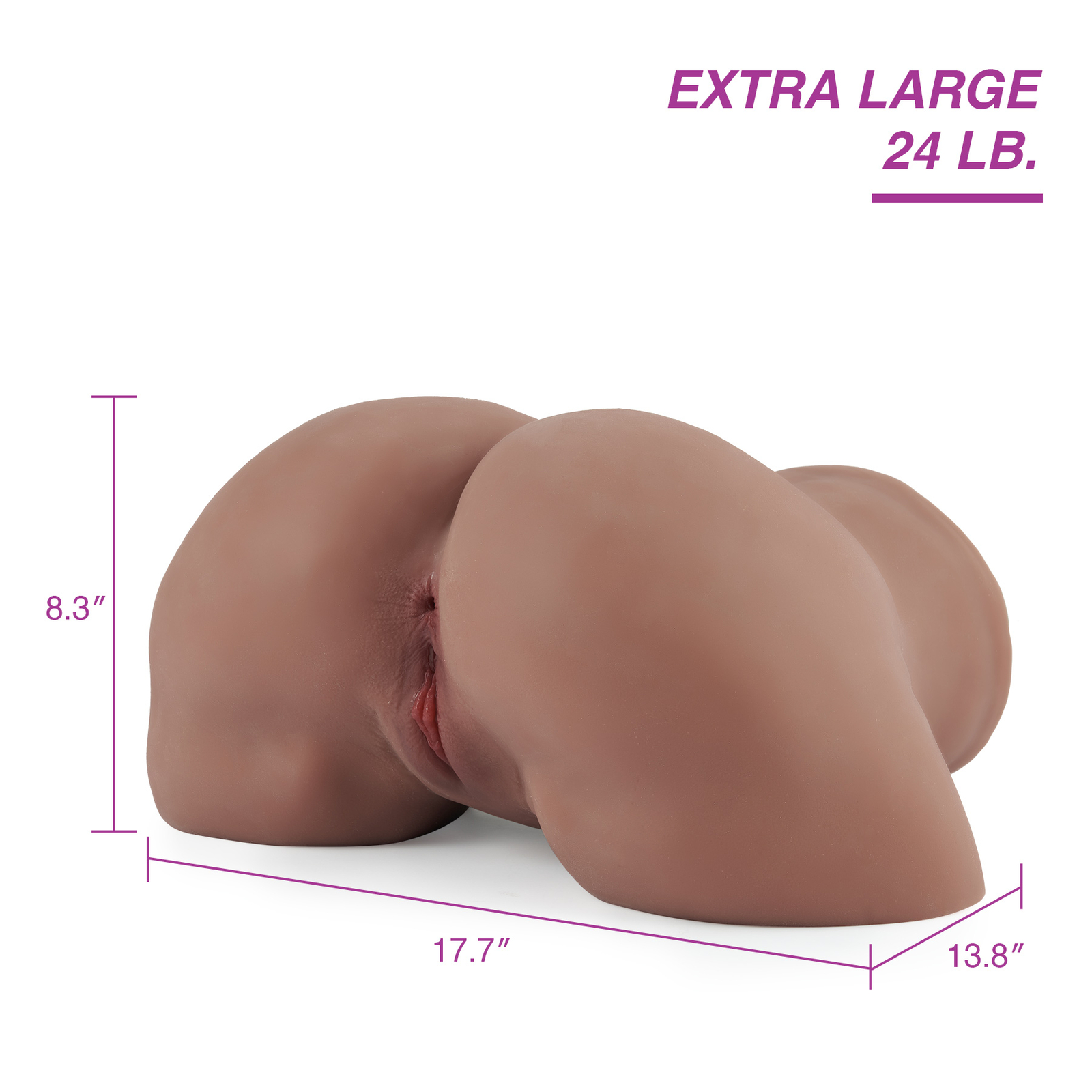 24lb Big Ass Real Size Male Masturbator Life Sex Doll Pussy Anal Sex Toy For Men