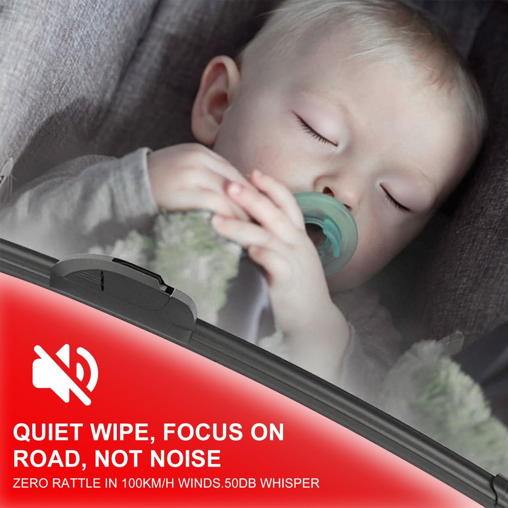 2Pcs Front Windshield Flat Wiper Blades For Chevrolet Traverse 2012-2017 24"21"