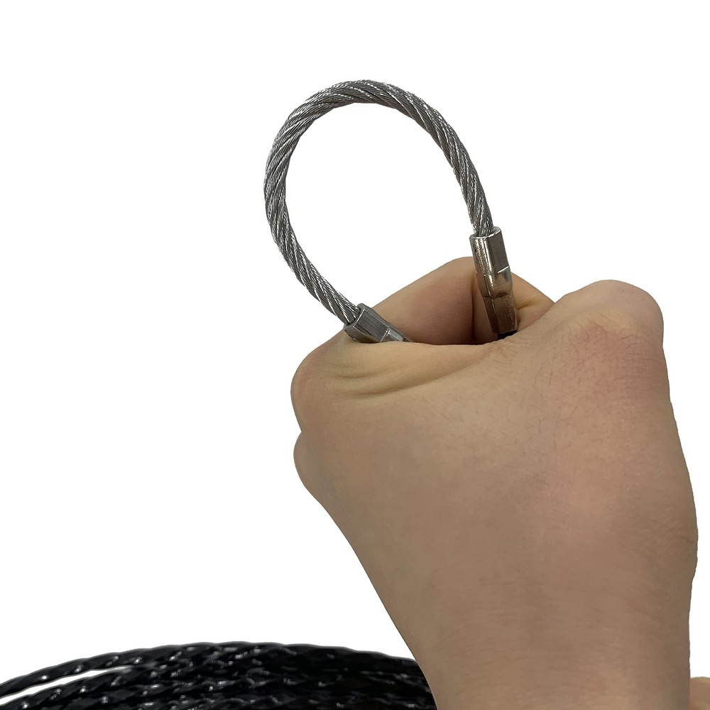 15M Cable Puller Running Push Rod Fastener Four Leaf Spiral Fish Tape Tool