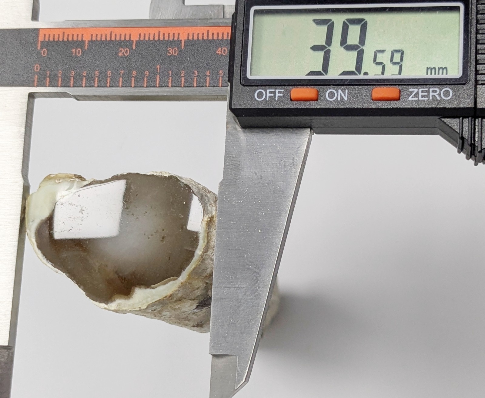 Chalcedony specimen 239 grams Raw chalcedony, rod shaped