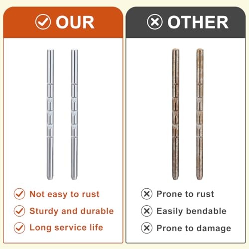 Car Headrest Rod - Durable Metal Design for Adjustable Neck Support Easy