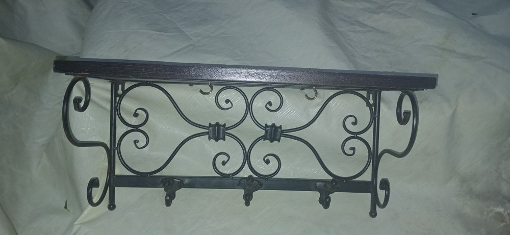 Longaberger 23" Wrought Iron Narrow Wall Rack
