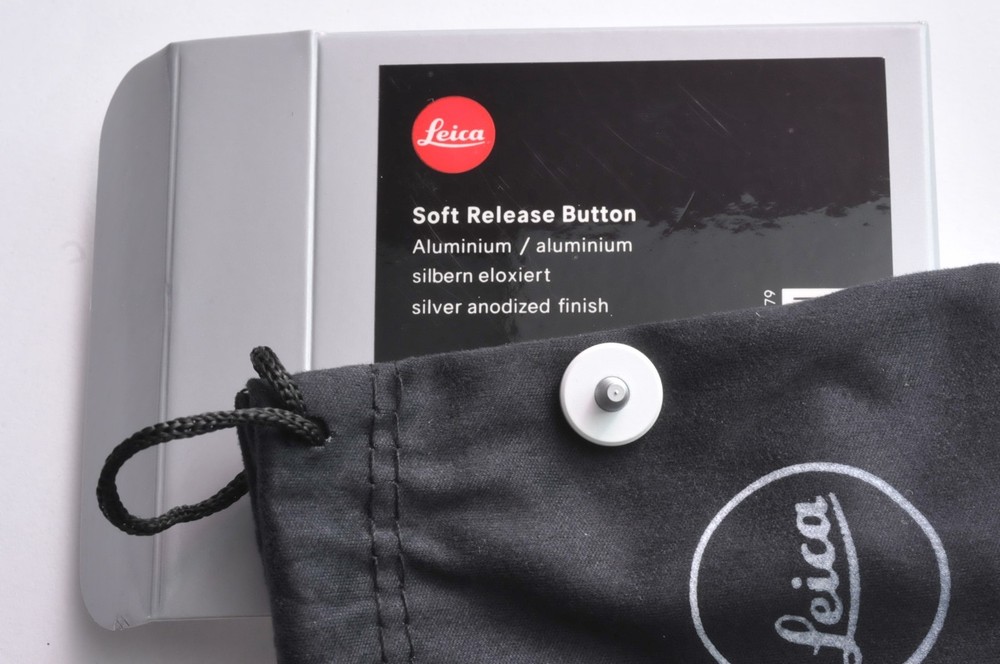 Leica Soft Release Button Silver 19672