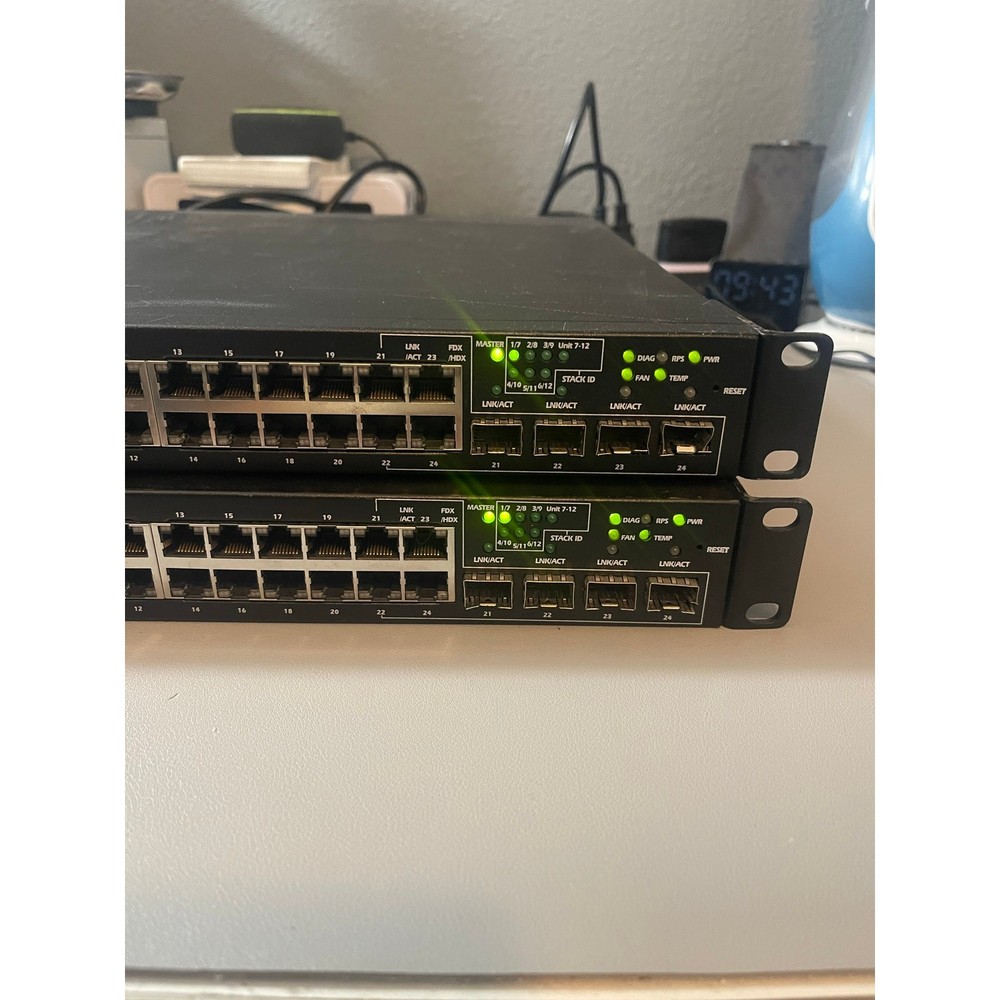 Dell PowerConnect 6224 W/ (1) 10Gbps Uplink Module