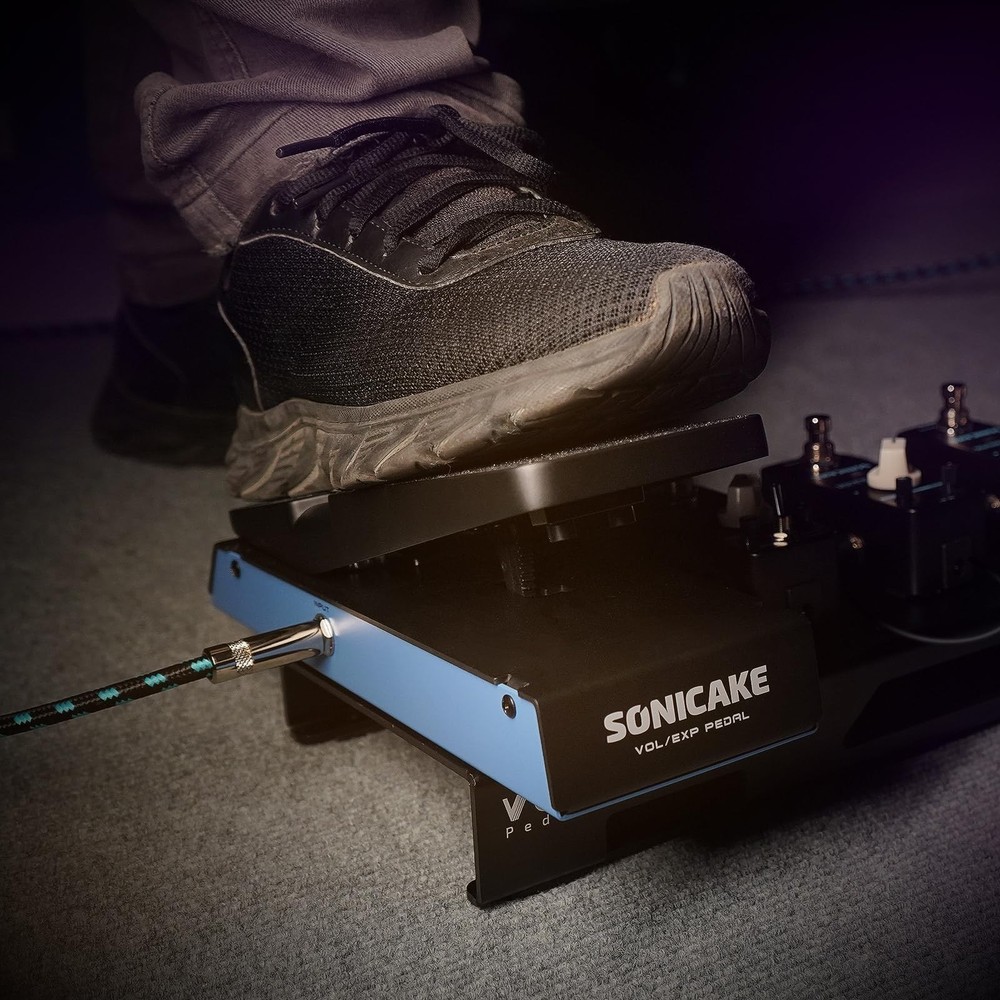 SONICAKE Volume Expression Pedal, Expression EXP & Passive Volume 2 in 1 Comb...