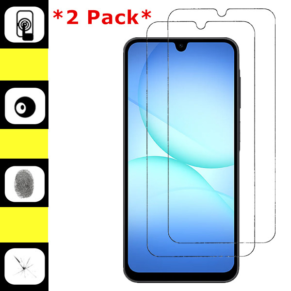 2Pack Premium Real Tempered Glass Screen Protector For Samsung Galaxy A17 5G