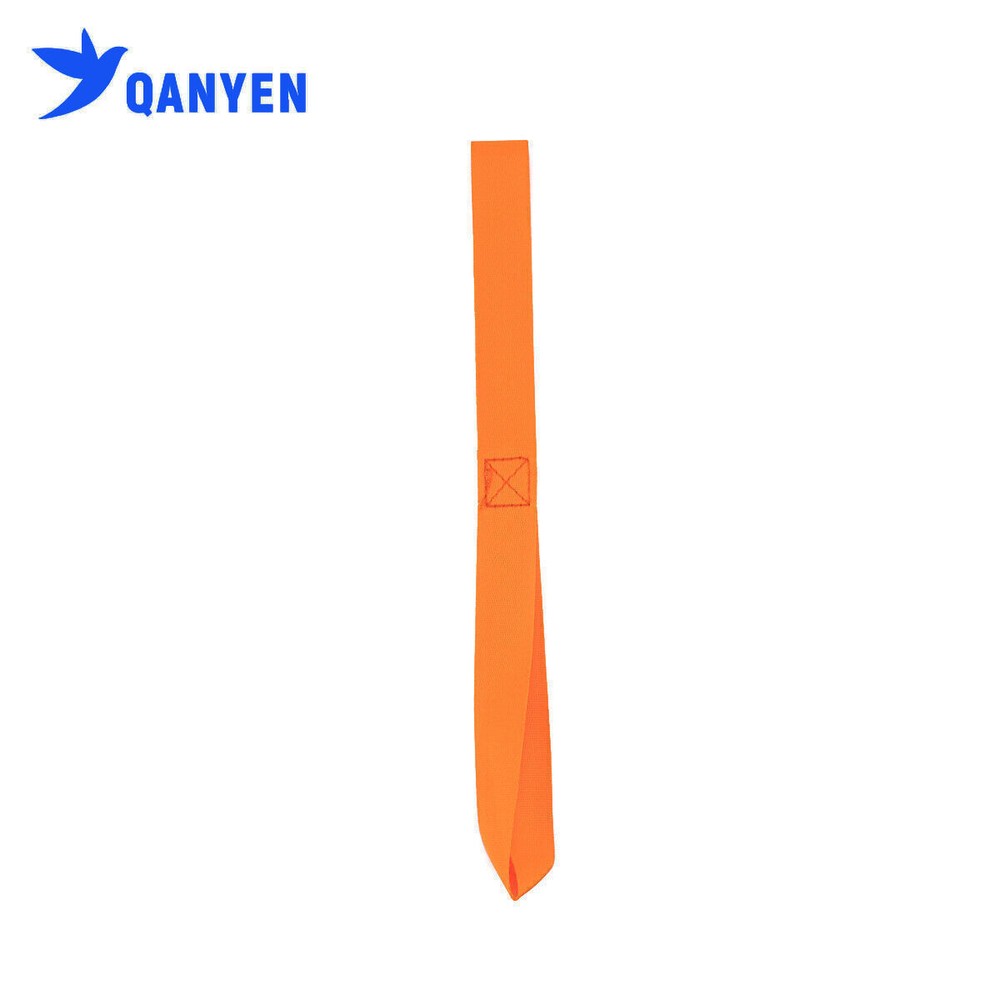 8 Pcs 460mm Orange Soft Loop Motorcycle ATV Tie Down Ratchet Binding Straps