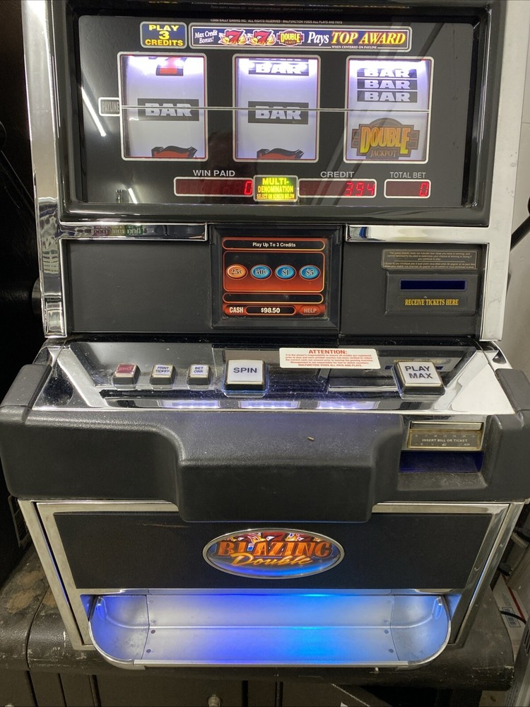 Bally Alpha Double Blazing 7’s Slot MACHINE