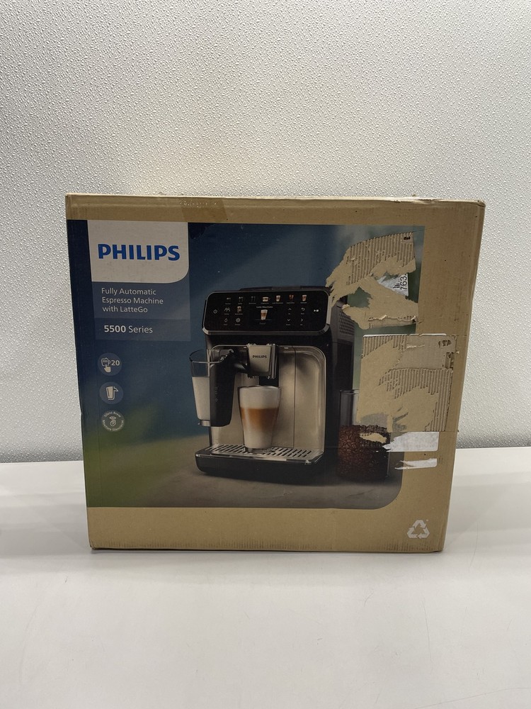 Philips 4400 Fully Automatic Espresso Machine With LatteGo & Iced Coffee New