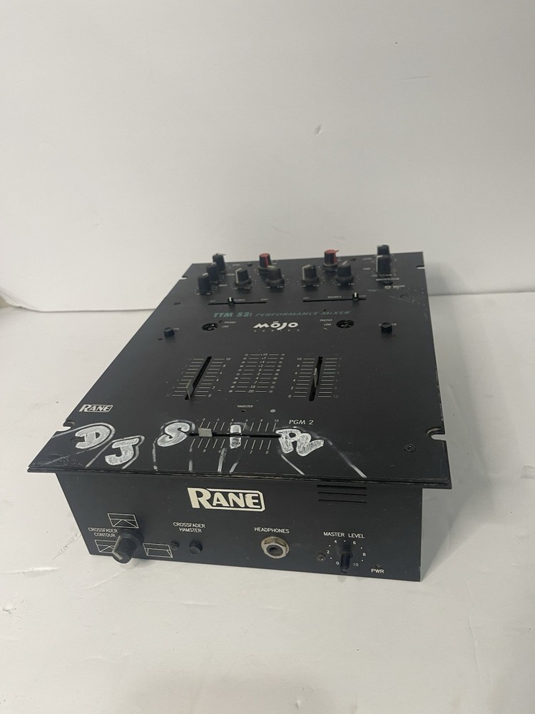 RANE TTM 54 Scratch DJ Mixer Mojo Series Working