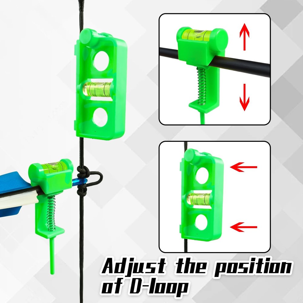 LONGBOWMAKER Archery Bow Level Combo Kit for Compound Bows – Easy to green