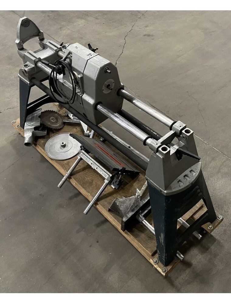 Used Woodworking Machine Lathe 4100 RPM, 5 Modes