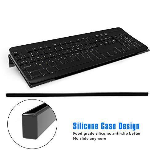 Richboom Acrylic Tilted Computer Keyboard Stand for Easy Ergonomic Typing,