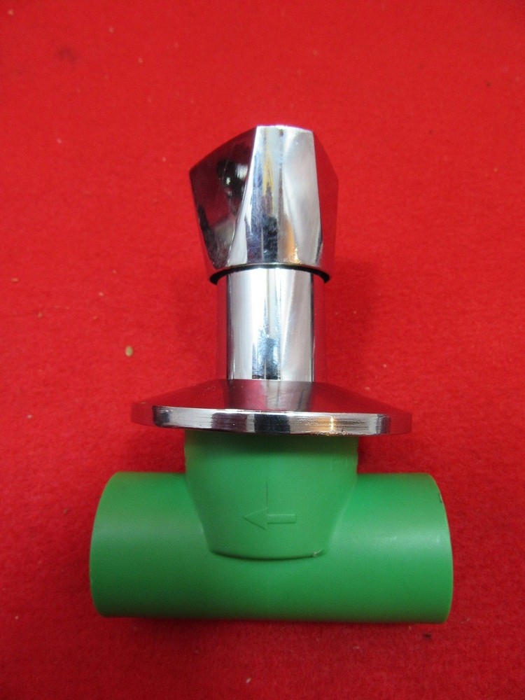 DN20 DN25 equal diameter hot water valve PP-R