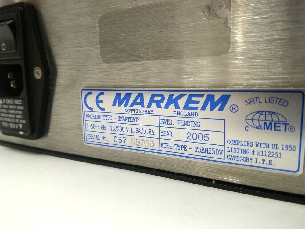 Markem SmartDate 115/230V Thermal Transfer Printer Controller