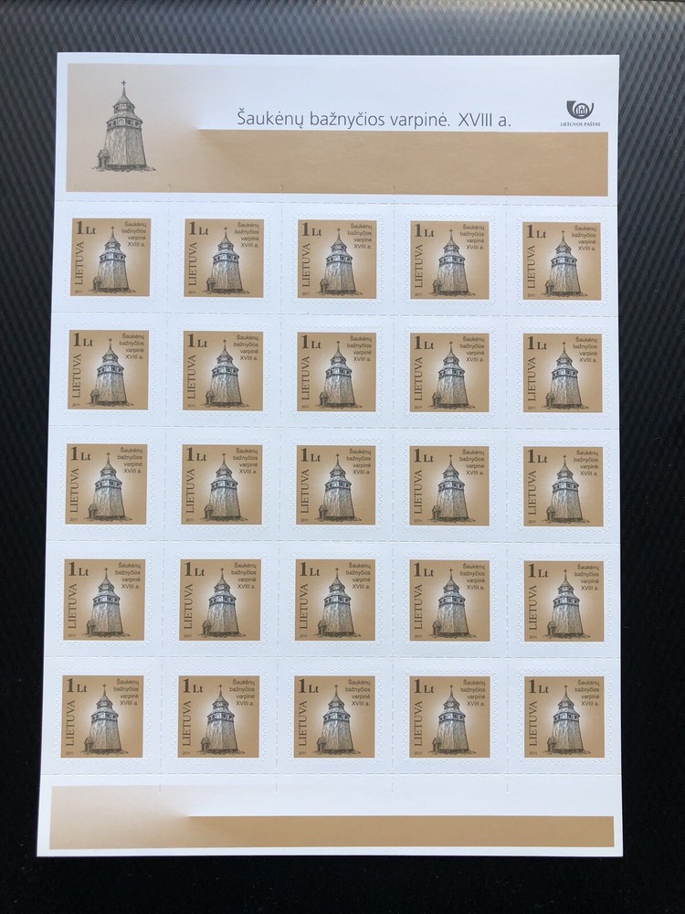 Lithuania 2011 Mi 923/924III MNH Full Sheets.Third print issue.Rare!!!