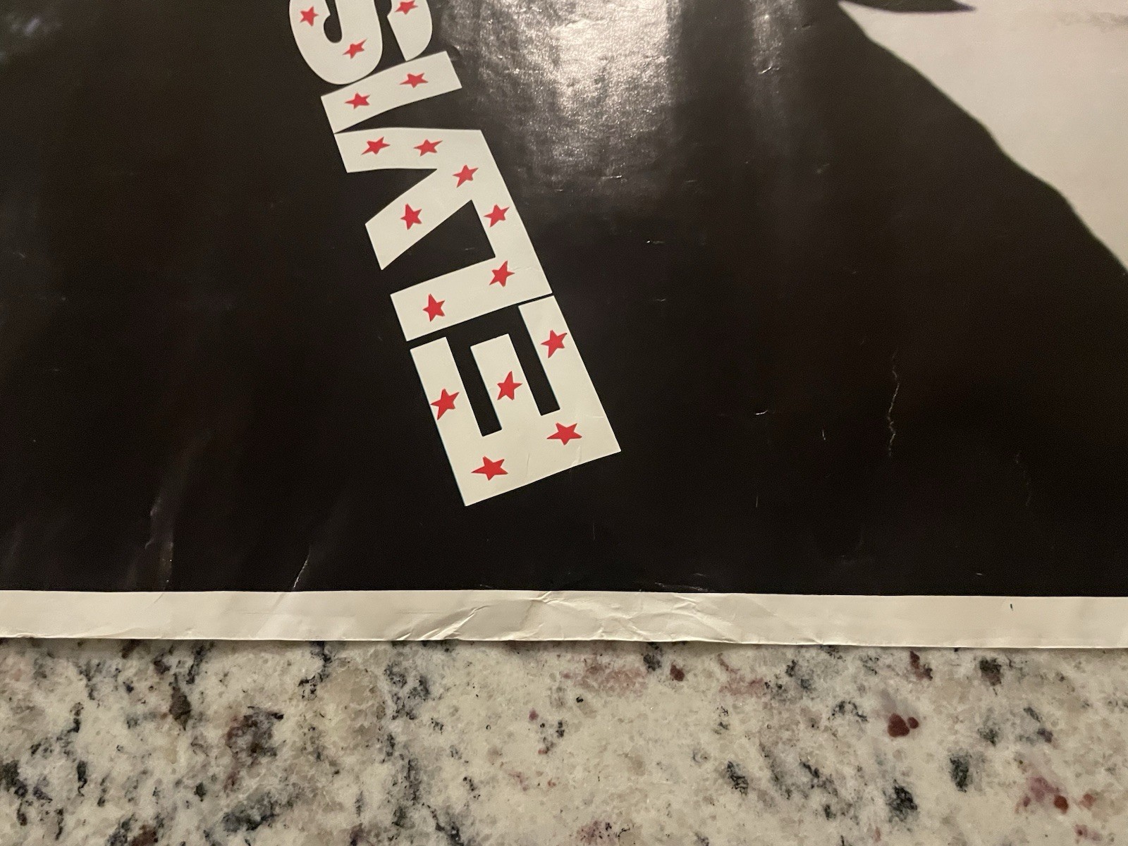 Elvis Poster 1972 Original Rare King of Rock & Roll 23” X 35”