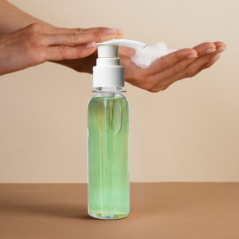 4 oz Clear PET Cosmo Plastic Bottle with White Pump Top (3 Pack)