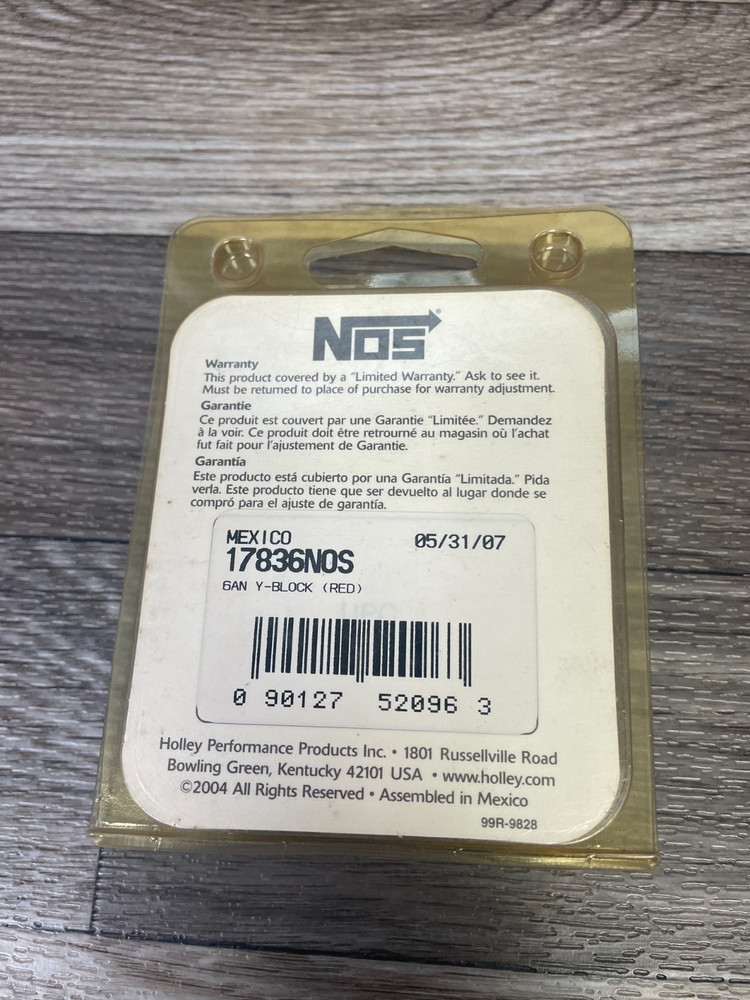 NITROUS OXIDE SYSTEMS NOS 17836NOS SPECIALTY Y FITTING 925