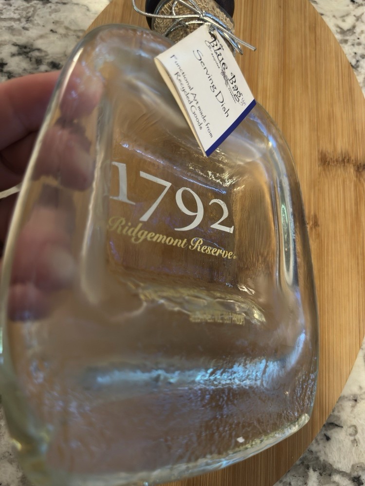 1792 Ridgemont Reserve Bourbon Bottle Serving Dish.