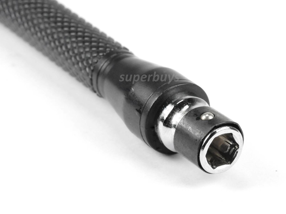 L-Shape Elbow Dual Head Hex Extender Screwdriver Adaptor Connector Joint Tool