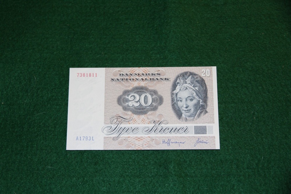 DENMARK 20 Kroner 1979, P-49a,  UNC