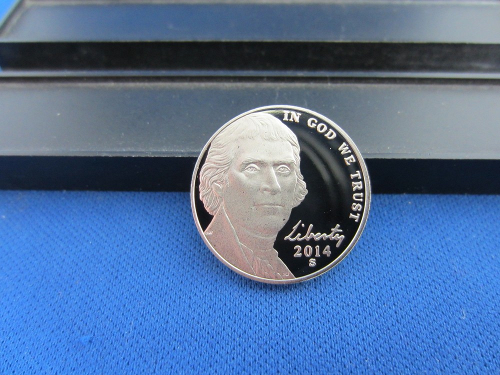 2014-S Jefferson Nickel Deep Cameo Mirror Proof Upper Grading Range