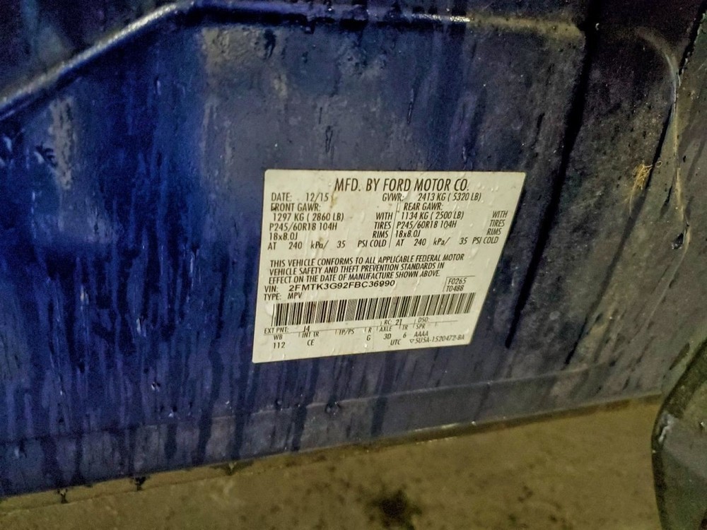 Fuse Box Engine Left Hand Engine Compartment Fits 15-18 EDGE 4952583