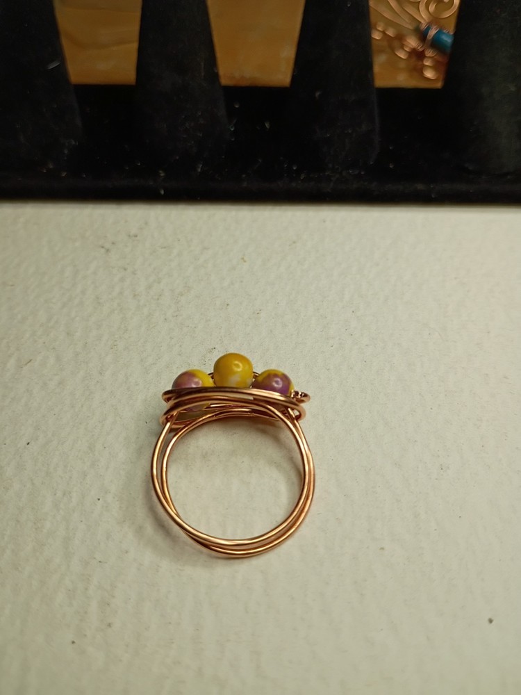 Ring Handmade Gemstone Ring Sunshine Agate