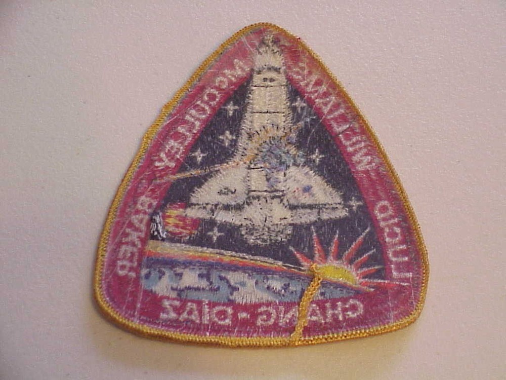 NASA SPACE SHUTTLE PATCH LUCID, WILLIAMS, CHAND-DIAZ VINTAGE PATCH NEW