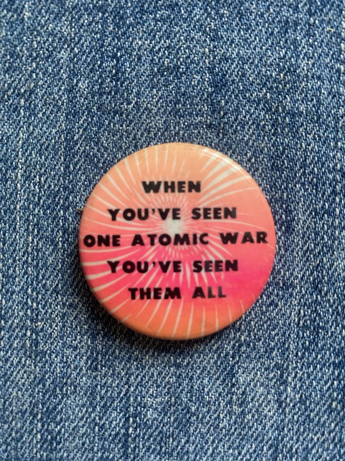 N.O.S. 60's ANTI-WAR, VIETNAM PEACE PROTEST, 8 Pinback Button Collection