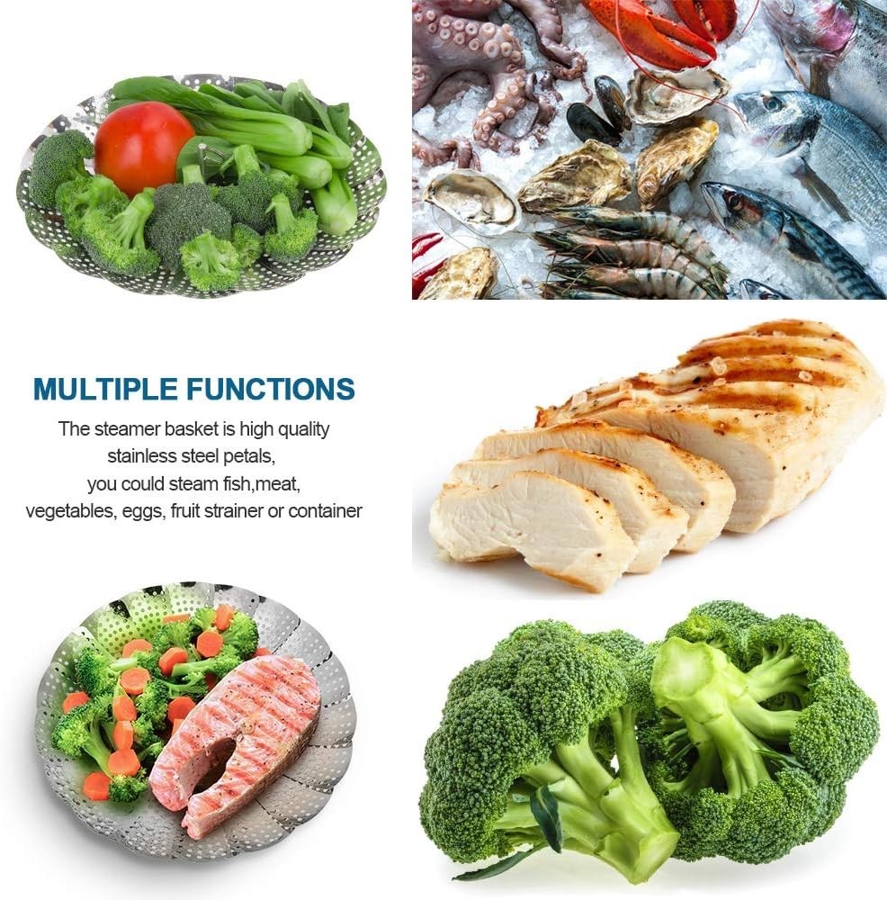 Expandable Vegetable Steamer Basket